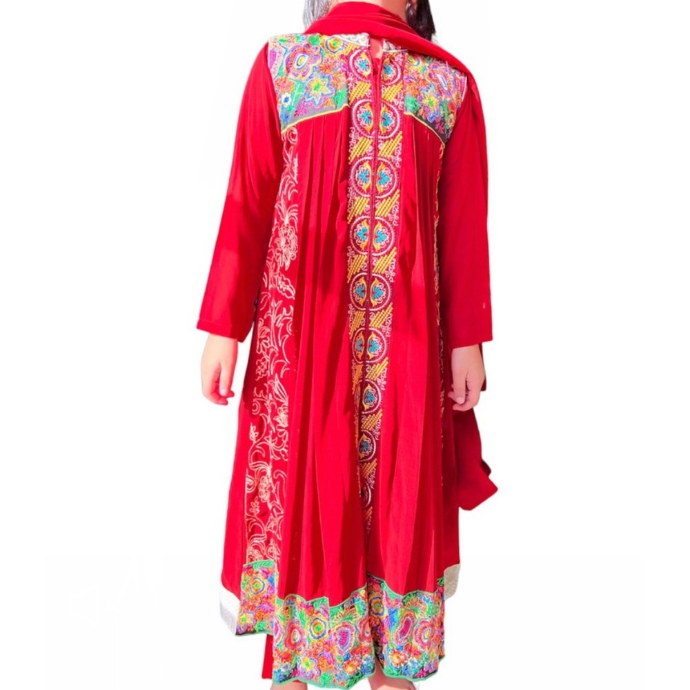 Pakistan/ Indian Ethnic Girls 3 pcs fancy suit